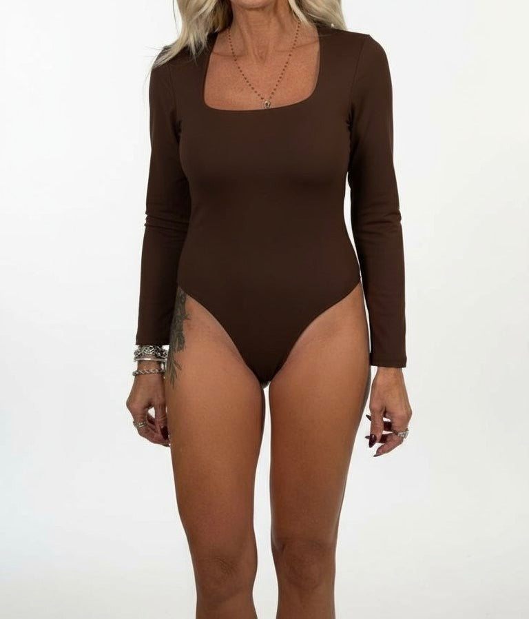 Body in Lycra Manica Lunga Taglia unica 40/44