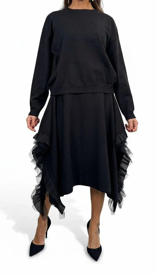 Completo in Viscosa e Lana Taglia unica 40/46 - Mood Shop Milano