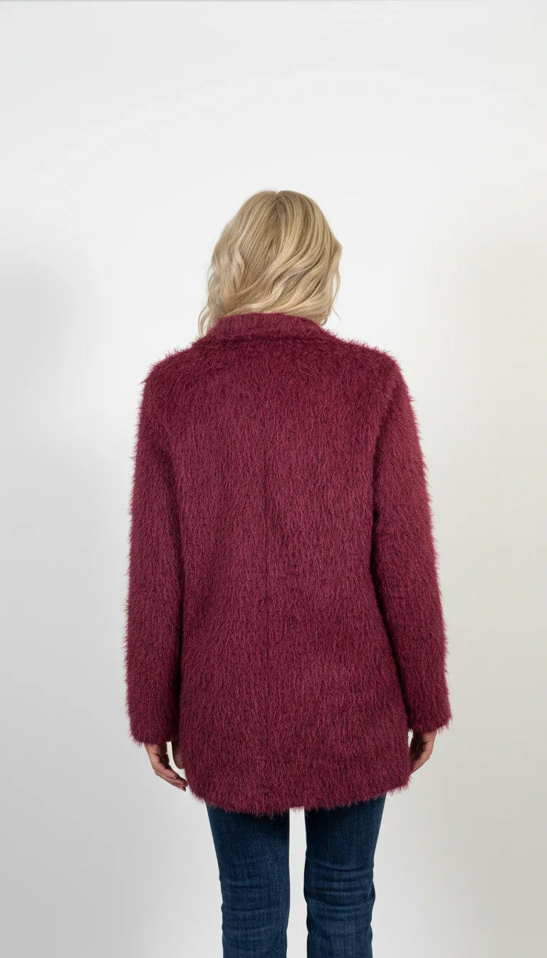 Giacca Lana Strutturata in Pelo Taglia Unica 40/44 - Mood Shop Milano