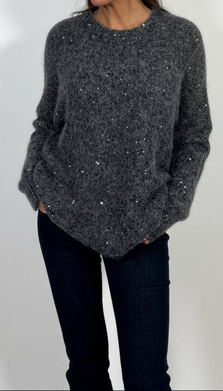 Maglione con Pailettes taglia Over - Mood Shop Milano