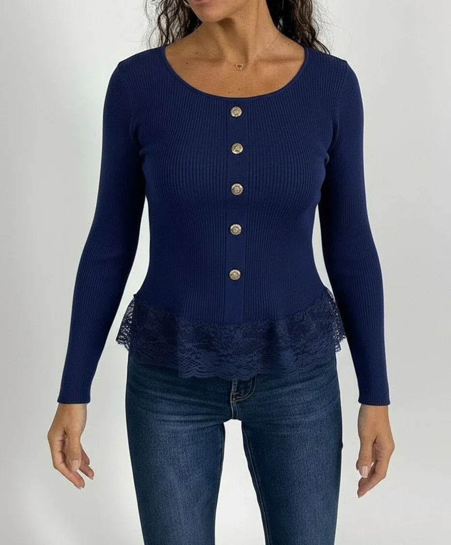 Maglia Pizzo tgalia Unica 40/44 - Mood Shop Milano