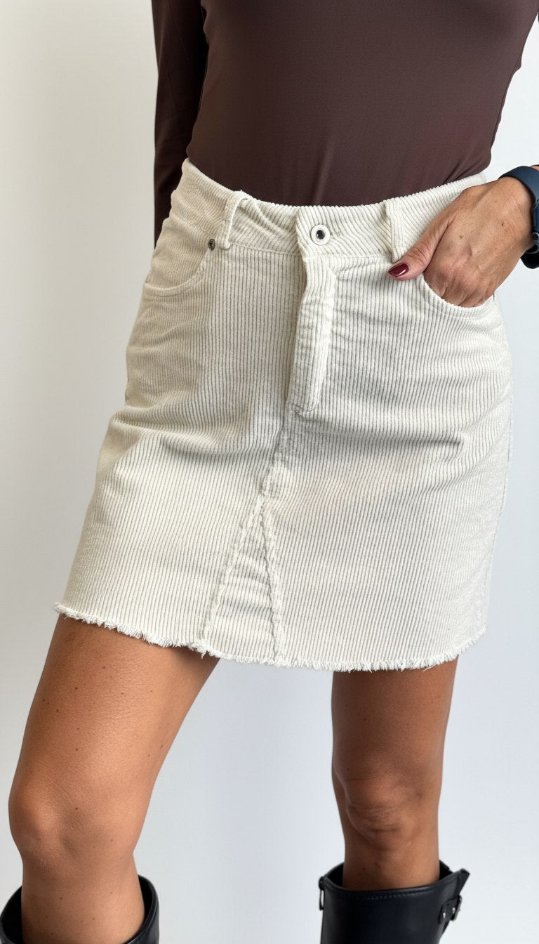 Gonna In Velluto a Coste - Mood Shop Milano