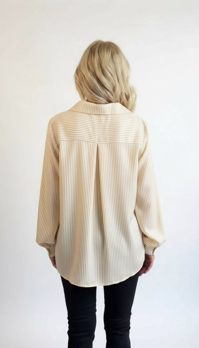 Camicia Over in Raso Rigata - Mood Shop Milano