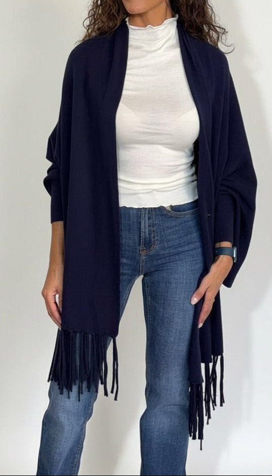 Cardigan con Frangie