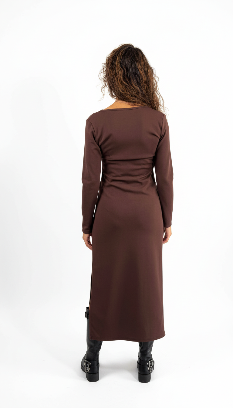 Abito lungo dettaglio pizzo - Mood Shop Milano