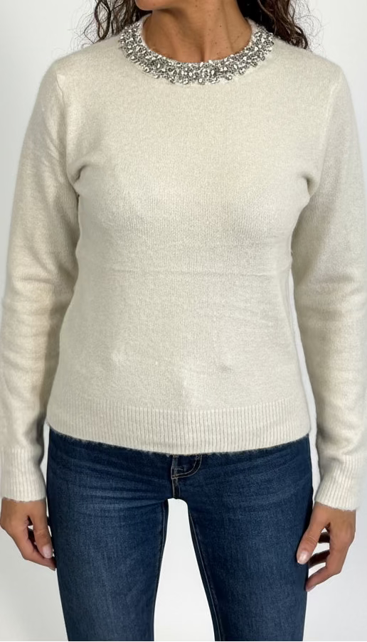 Maglione Girocollo Gioiello