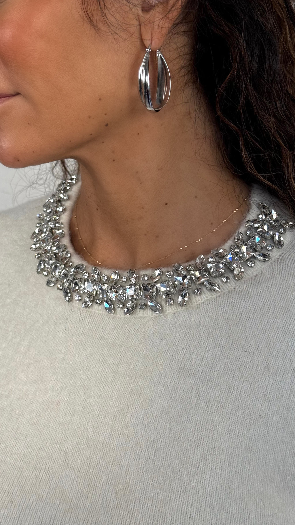 Maglione Girocollo Gioiello