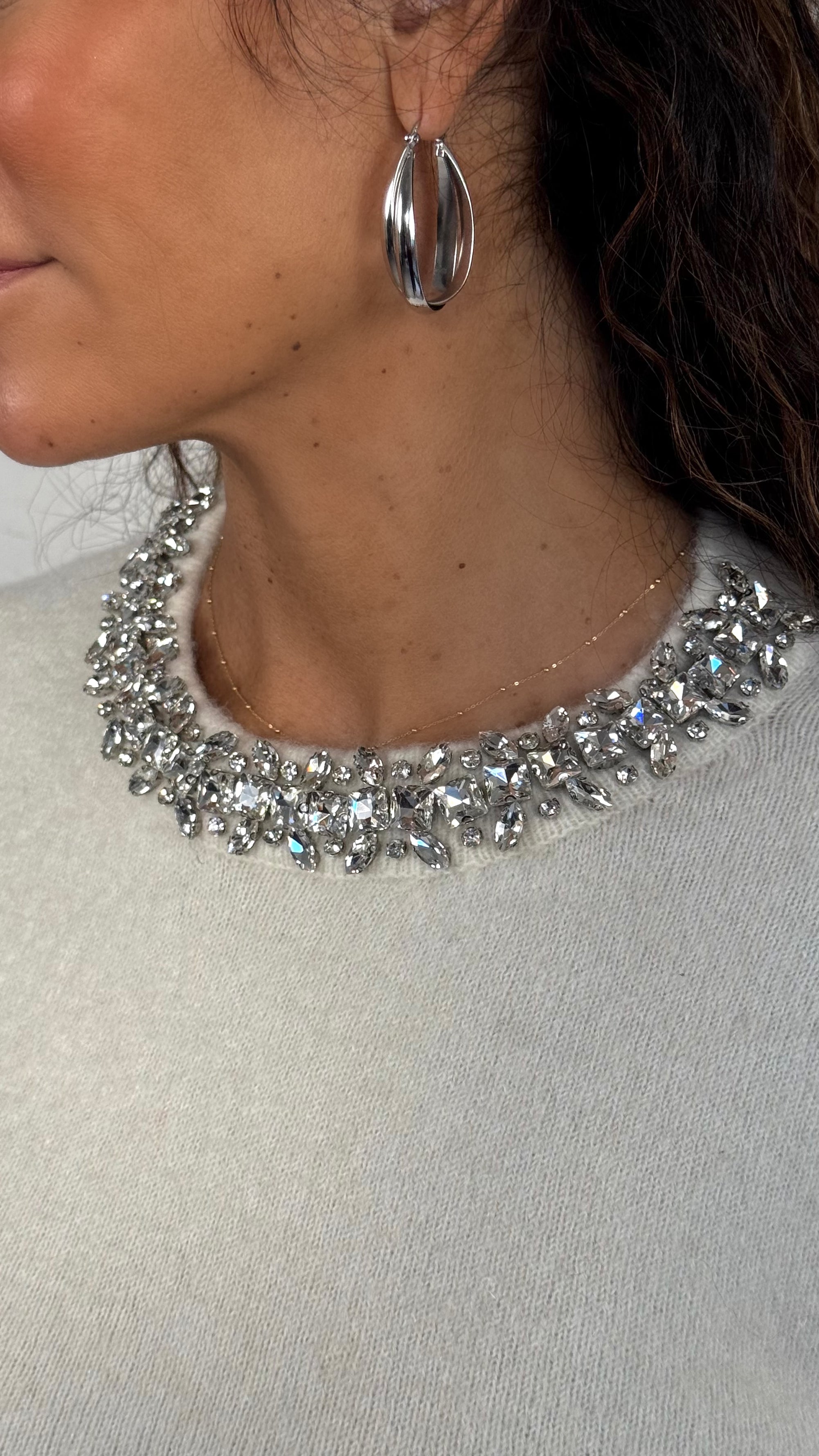 Maglione Girocollo Gioiello